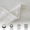 Cotton Super Soft All-Season Waffle Weave Knit Blanket - Great Bay Home - image 2 of 4