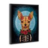 Stupell Industries Celebration of Life Chihuahua Black Framed Floater Canvas Wall Art - 3 of 4