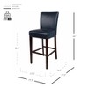 New Pacific Direct Milton Bonded Leather Bar Stool - 4 of 4
