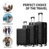 SUGIFT 3 Piece Nested Spinner Suitcase Luggage Set with TSA Lock - 3 of 4