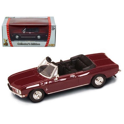 1969 Chevrolet Corvair Monza Burgundy 1/43 Diecast Model Car by Road Signature