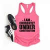 Simply Sage Market Women's Currently Under Construction Racerback Tank - 3 of 4