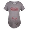 Maternity Bump's First Thanksgiving T Shirt Cute Funny Turkey Day Pregnancy Tee - Crazy Dog Maternity T Shirt - 3 of 4