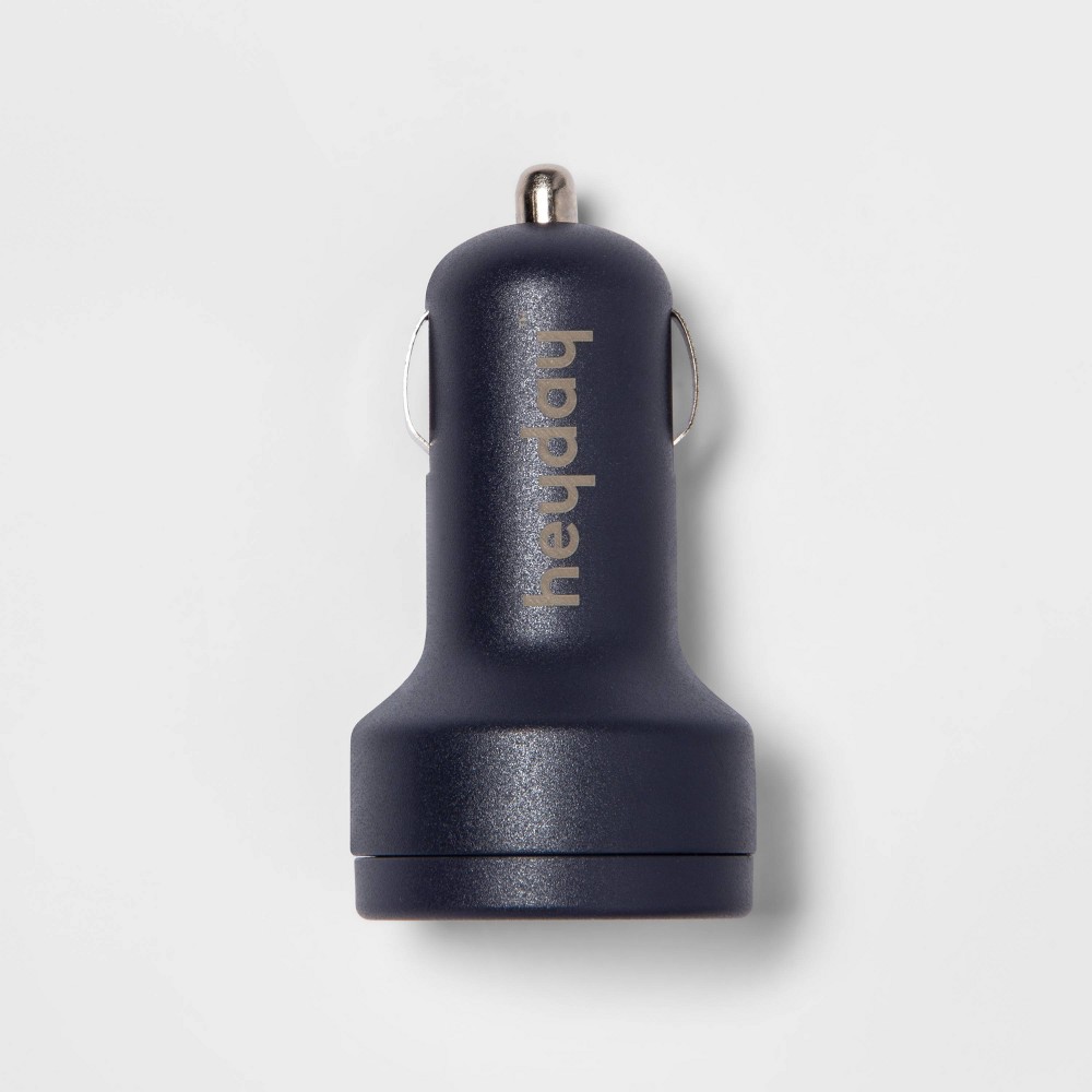 heyday Dual Port 25W Car Charger - Dusk Blue