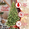Whisen 4FT Artificial Pre-Lit Christmas Tree, 200 Lights, 636 PE+PVC Tips, Hinged Branches, Sturdy Metal Stand - 4 of 4