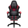 Hoffree Extra Large Massage Gaming Chair Ergonomic Office PC Chair with Footrest & Adjustable - 2 of 4