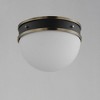 Maxim Lighting Duke 1 - Light Flush Mount in  Black/Weathered Brass - 2 of 4