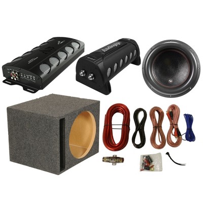 Audiopipe Apcle-15001d Class D Stereo Amp, Acap-6000 Capacitor, And Txx