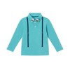 Andy & Evan  Toddler  Teal Faux Suspender Shirt w/Pique Pant Set - 4 of 4