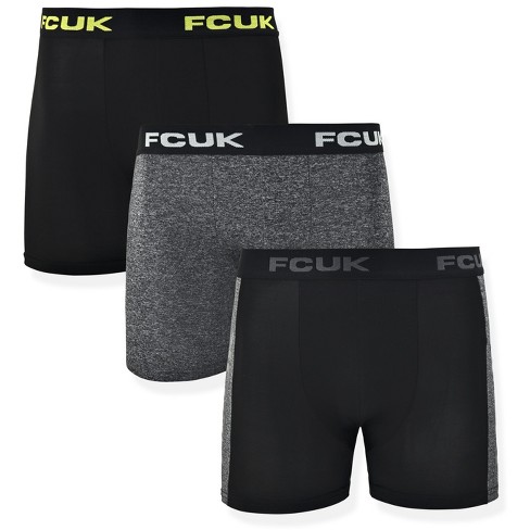 French Connection Men's 3 Pack Premium Boxer Briefs - 360 Stretch