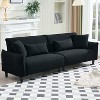 VASIP 97"Teddy Velvet Fashion Comfortable Sofa,Living Room, Bedroom, Reception Area, Office, Apartment. Soft for All Kinds of Living Space. - 3 of 4