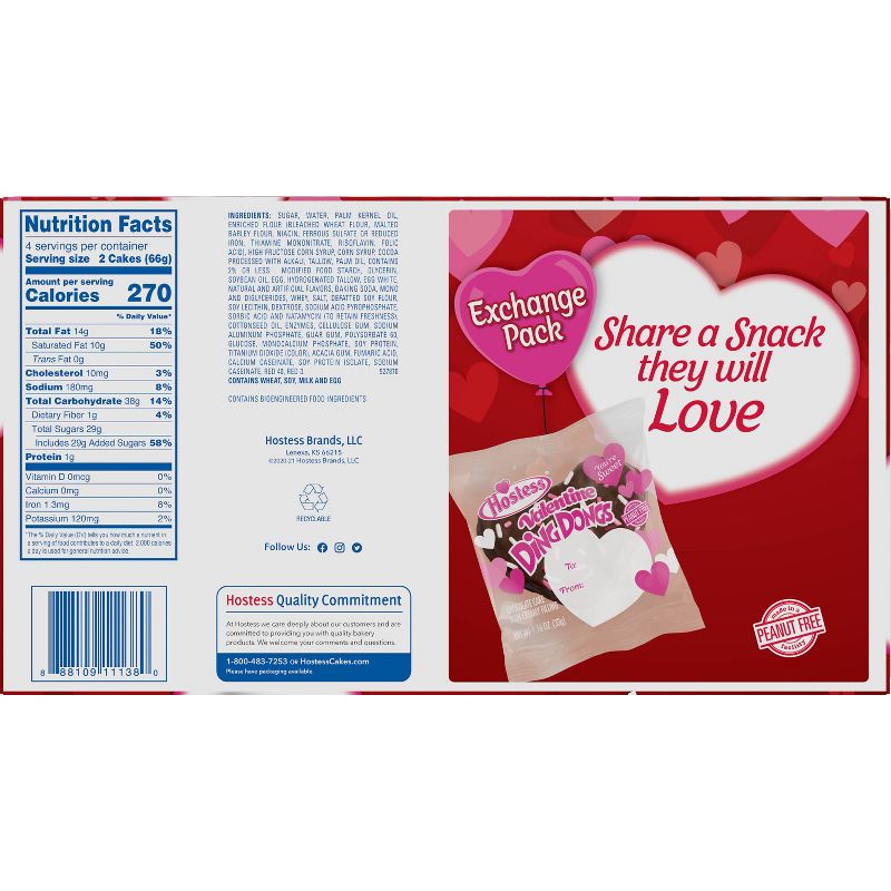 Hostess Valentine Ding Dong - 9.31oz, 2 of 14