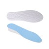 Unique Bargains 6D Height Increase Shoe Inserts Fit Shoe White Blue 1 Pair - 4 of 4