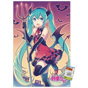 Trends International Hatsune Miku - Bats Unframed Wall Poster Prints - 1 of 4