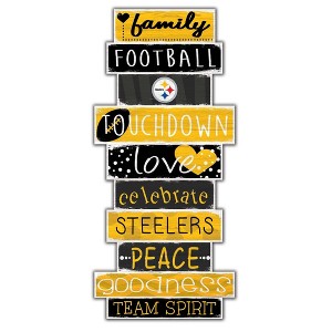 NFL Pittsburgh Steelers 24" Celebrations Stack Sign - 1 of 3