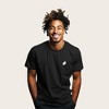 Dalix Ghost Embroidered Soft Cotton Short Sleeve T Shirt Mens - 3 of 4