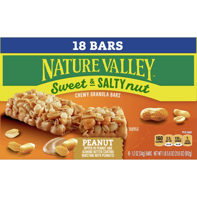 Nature Valley Sweet N Salty Granola Bars - 18ct/1.49oz, 2 of 8