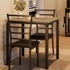 3pcs Dining Table Set, Industrial Dining Breakfast Table and 2 Chairs - 4 of 4