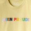 Pride Adult Bien Proud Short Sleeve T-Shirt - Light Mint Green - image 4 of 4