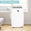 12000 BTU Portable Air Conditioner, 3-In-1 Ac with Fan, Cooling, Dehumidification, Cool Up to 550 Sq.Ft with 24 Timer, Remote Control - 4 of 4