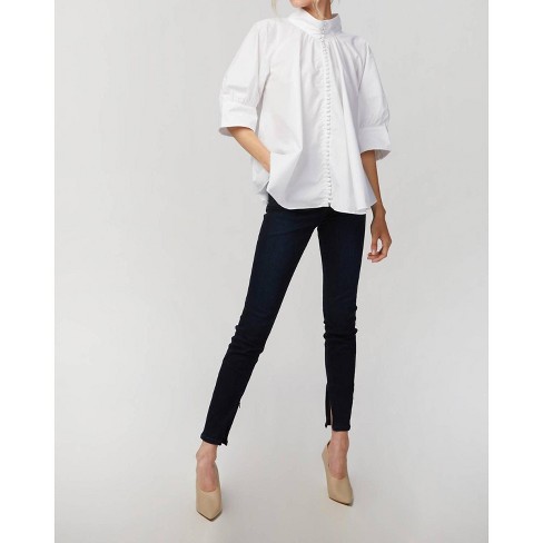 WeWoreWhat authentic High Rise Skinny Zip Jean