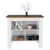 PAGED Minimalist Kitchen Island Kitchen Storage Cabinets with Three Shelves for Kitchen - 2 of 4
