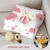 Cozy Bliss Cow Print Throw Blanket Plush Blanket - 2 of 4