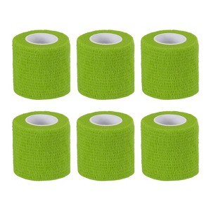 Unique Bargains Self-Adhesive Elastic Breathable Athletic Tapes 6 Rolls - 1 of 4