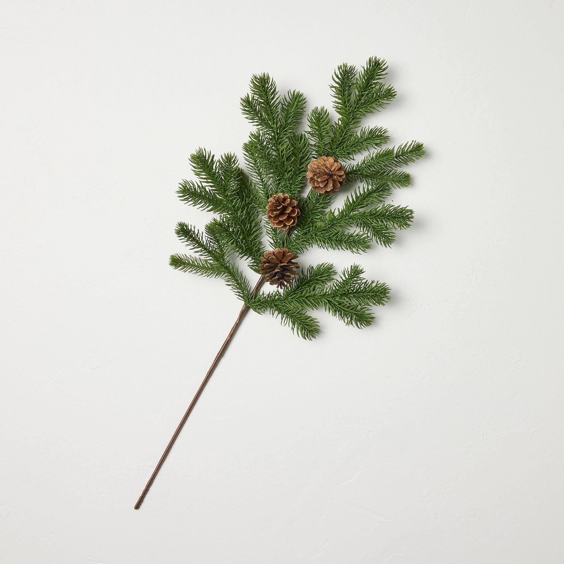 25" Pine and Pinecone Artificial Stem - Hearth & Hand™ with Magnolia