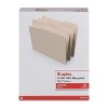 Staples 100% Recycled Manila File Folders Letter 3-Tab 100/Box (246850) TR246850-CC - 4 of 4