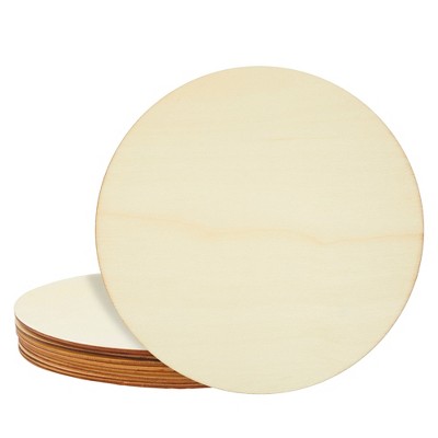 100 pcs 2 Inch Wood Circles for Crafts Unfinished Round Wood Slices for  Pyrography Door Hanger