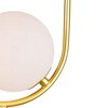 CWI Lighting Celeste 2 Light Lamp With Medallion Gold Finish - 3 of 4