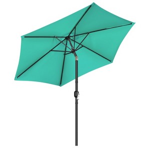Yaheetech 9FT Patio Umbrella Market Umbrella with Button Tilt and Crank - 1 of 4