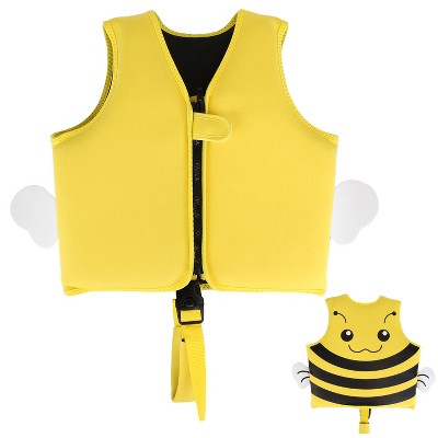 coolworld "Kids Swim Vest Float Jacket with Adjustable Crotch Strap for Boys & Girls 1-8 Years, 24-88lbs" Yellow Size L