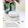 Benevolence LA Plush Velvet Round Travel Jewelry Box - 4 of 4