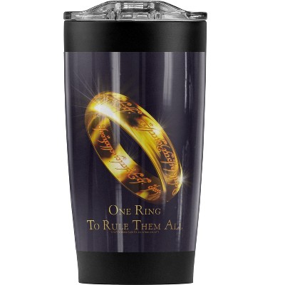Lord of the Rings One Ring To Rule Them All Steel Tumbler 20oz Coffee Travel Mug