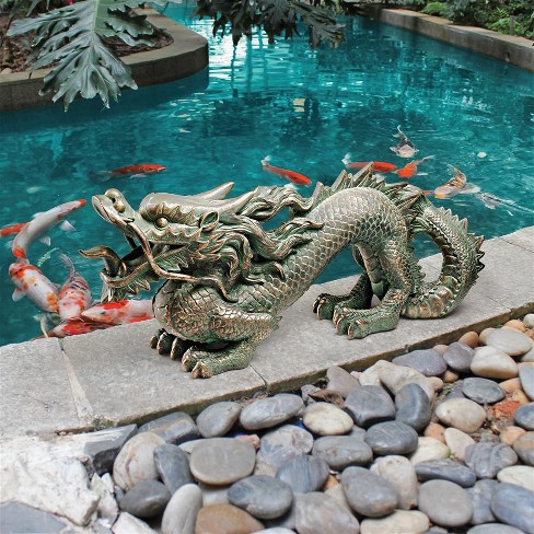 Design Toscano Dragon of the Great Wall Statue: Medium