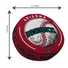 MLB Arizona Diamondbacks Baseball Circle Plushlete Pillow: Sports Team Logo Novelty - 2 of 3
