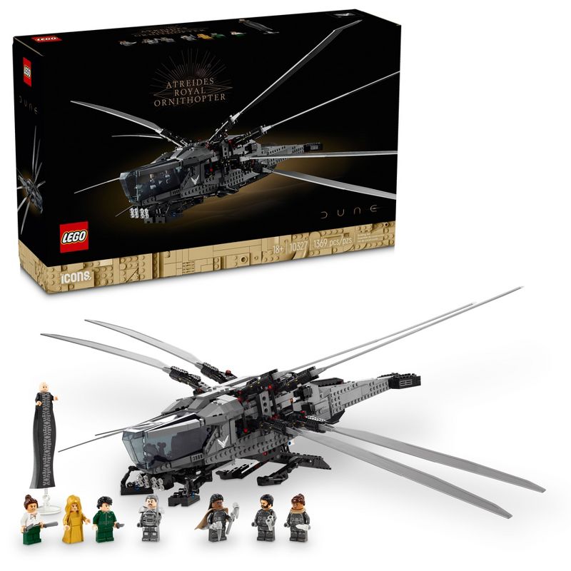 LEGO Icons Dune Atreides Royal Ornithopter Build and Display Set 10327, 1 of 9