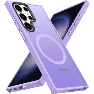 Entronix [Magnetic] Case Compatible with Galaxy S25 Ultra - Translucent Frosted Matte - 1 of 4