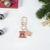 Unique Bargains Christmas Keychain Lobster Clasp Zinc Alloy Multicolored 2.17" 1 Pc - 4 of 4