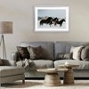 Stupell Industries Winter Herd of Horses Framed Print Under Glass Art - 3 of 4