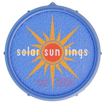 Solar Sun Rings 60 Inch Above Ground or Inground Swimming Pool Hot Tub Spa Heating Accessory Circular Heater Solar Cover, Blue (Cover Only)