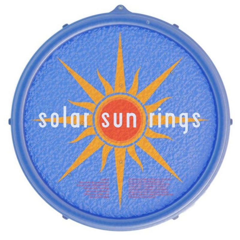 Solar Sun Rings 60 Inch Above Ground or Inground Swimming Pool Hot Tub Spa Heating Accessory Circular Heater Solar Cover, Blue (Cover Only), 1 of 7