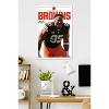 Trends International NFL Cleveland Browns - Myles Garrett Feature Series 25 Framed Wall Poster Prints - 2 of 4