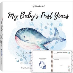 KeaBabies Craft Baby Memory Book, First 5 Years Baby Books, 90 Pages Keepsake Milestone Journal for Baby Girls, Boys - 1 of 4