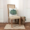 20"x20" Oversize Pumpkin Square Throw Pillow Cover Green/Gold - Rizzy Home: Cotton Canvas, Hidden Zipper, Pet Friendly - 2 of 4