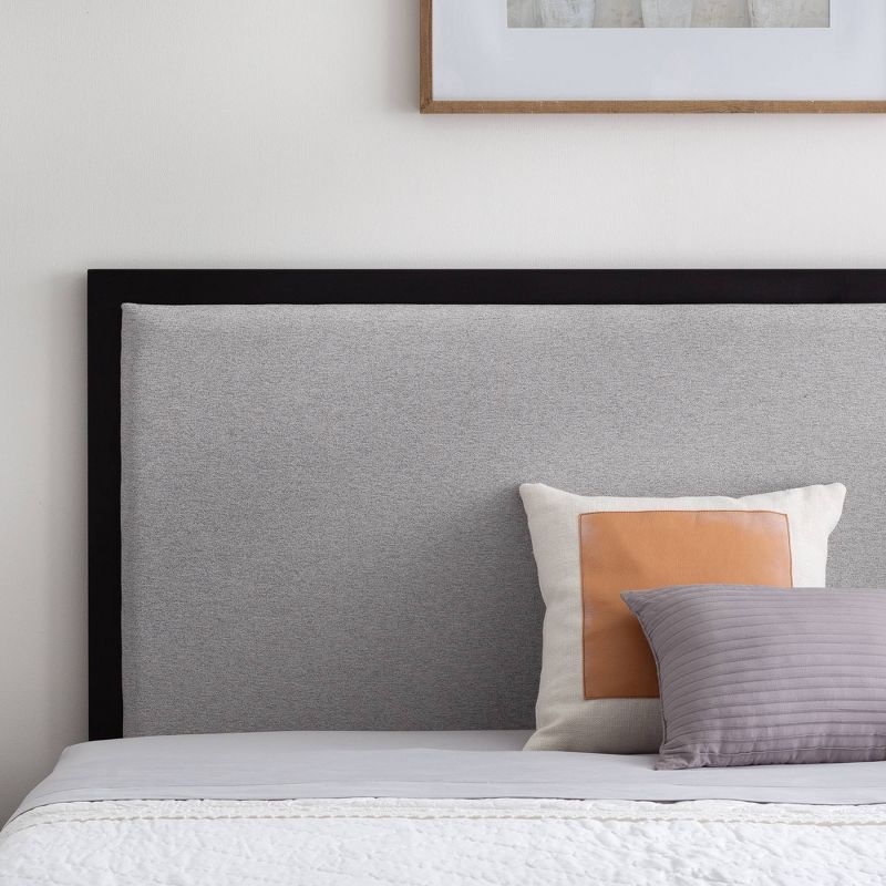 Mara Metal Platform Bed Frame with Upholstered Headboard - Brookside Home, 4 of 9