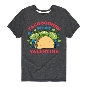 Boys' - Toy Story - Tacos Are My Valentine Short Sleeve Graphic T-Shirt - 1 of 4