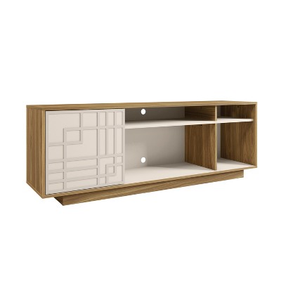 oak natural wood + antique white